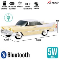 Caixa de Som Bluetooth Cadillac WS-1965 Xtrad - Bege